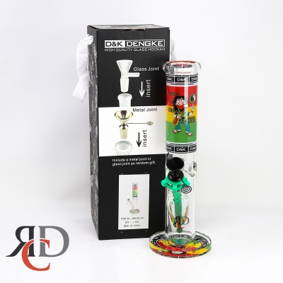 WATER PIPE STRAIGHT TUBE COLOR DOWNSTEM MARLEY THEME IN A GIFT BOX WP1969 1CT